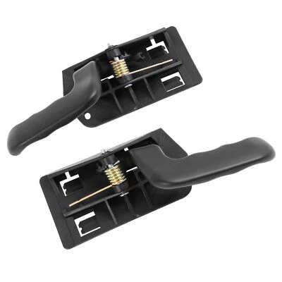 Black Inside Door Handles Fits GMC SIERRA 1500 2002 2003 04 2005 2006 2PCS LH RH Foto 1 de 4