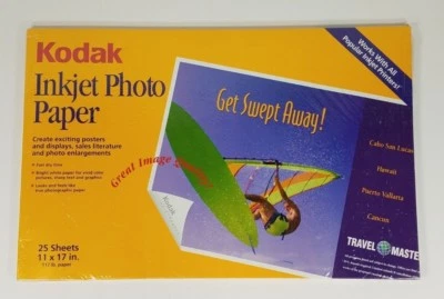 NIP Kodak 11 inch x 17 inch inkjet photo paper 25 pack Sealed - Image 1 of 4