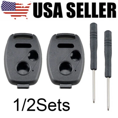 Carcasa llavero mando a distancia coche para 07 08 09 2010 2011 2012 2013 Honda CR-V Foto 1 de 4