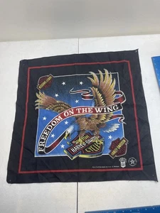 Vintage Harley Davidson Freedom On The Wing Bandana - Picture 1 of 4