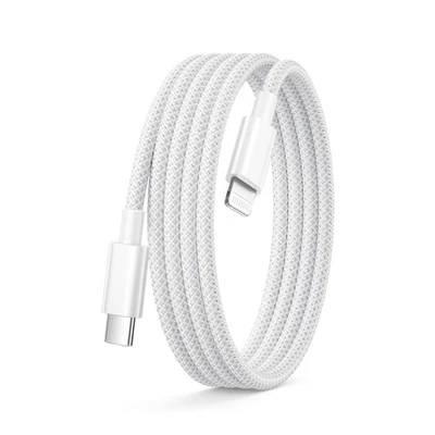 1m USB Typ-C für iPhone 14 13 12 11 Pro Max Nylon Kordel Ladekabel Datenkabel - Bild 1 von 4