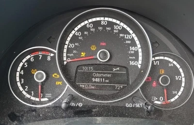 Volkswagen Beetle 2016 equipo original velocímetro calibre panel 94 k millas Foto 1 de 4