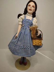 Franklin Mint Erbstück Porzellan Puppe Dorothy aus Zauberer von Oz - Bild 1 von 4