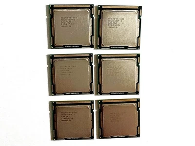 LOTE DE 6 PROCESADORES CPU INTEL CORE I5 650 3.2GHZ TF 3.4 GHZ SLBLK LGA 1156 Foto 1 de 4