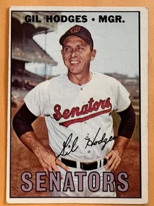 1967 Topps #228 Gil Hodges Washington Senators - Picture 1 of 2