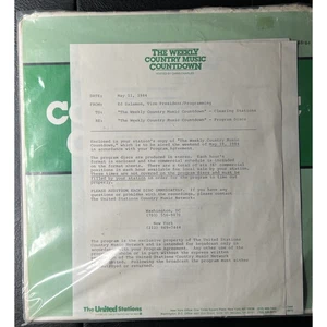The Weekly Country Music Countdown 3-LP Radio Show EX-NM Vinyl & Cues 5/11/1984 - Foto 1 di 17