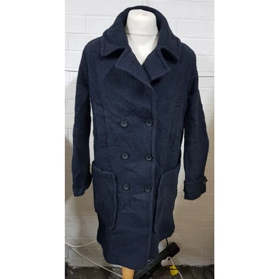 Tommy Hilfiger Double Breasted Wool Long Overcoat Size M - Image 1 of 4