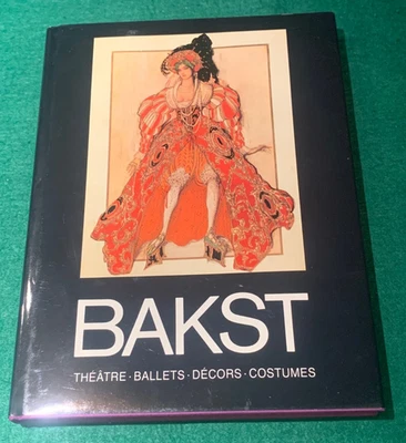 Leon Bakst Theatre Ballets Decors Costumes Written in French HC DJ 1986 Arts - Imagem 1 de 4