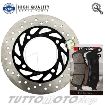 Coppia Dischi Freno + Pastiglie HONDA SH 125-150 ie 2009 2010 2011 2012 KIT ANT - Immagine 1 di 4