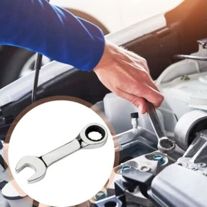 8mm-17mm Quick Open Wrench CR-V Steel Reversible Spanner Auto Repair - Picture 1 of 13