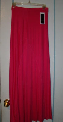 Falda larga asimétrica rosa frambuesa Design History talla pequeña, nueva con etiquetas Foto 1 de 4