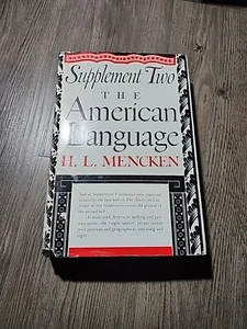 The American Language H.L.Mencken Supplement Two Hardcover  1961 - Picture 1 of 8