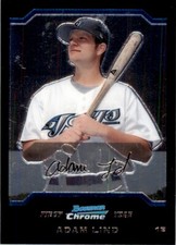 2004 Bowman Chrome Adam Lind Baseball Cards #BDP111
