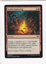 Magic: MTG: Ravnica Allegiance: Foil: Goblin Gathering