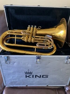 King 1124 Marching Baritone (ID#B32) - Picture 1 of 23
