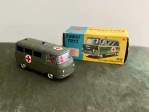 Corgi Toys Nr. 354 Commer Militär Krankenwagen hervorragend neuwertig in OVP! - Bild 1 von 13