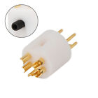5-Pin HiFi Audio DIN Male Female Plug Tonearm Connector PTFE Insulation Kit DIY