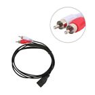 Plug And Play Dual Rca Male To Usb Female A Adapter Av Audio Video Cable 15M