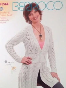 Berroco Pattern Brochure 244 Booklet Knit Crochet 7 projects 2006 - Picture 1 of 5