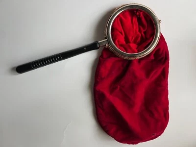 Standard Size Red Velvet Change Bag Magic Trick Gimmick - Image 1 of 4