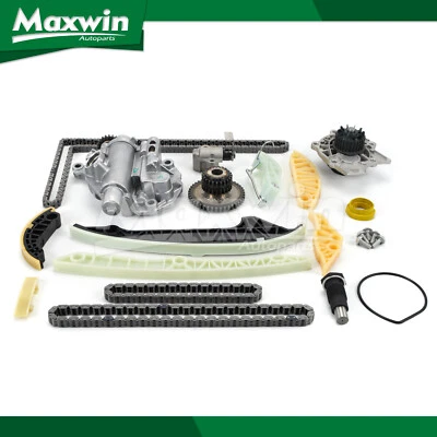 Kit de cadena de distribución bomba de agua de aceite compatible con Audi A4 A5 A6 Q5 2012 2,0 L turboalimentado Foto 1 de 4
