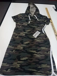 Women's Camo Hooded One Piece Skirt J for justify - Picture 1 of 9
