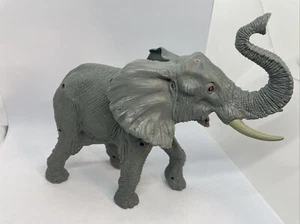 10 Zoll Elefant Toys R Us exklusiv mit Sound Wildtier grau Kunststoff getestet funktioniert - Bild 1 von 5