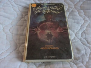 SOMETHING WICKED THIS WAY COMES VHS DISNEY CLAMSHELL RAY BRADBURY JASON ROBARDS - Picture 1 of 9