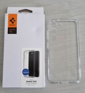 Spigen Ultra Hybrid case for Samsung Galaxy S23, ACS05714, Crystal Clear
