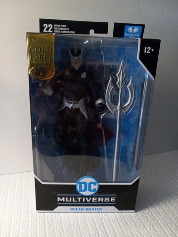 Mcfarlane DC Multiverse Comics Ocean Master Gold Label 7" Action Figure NIB Cover