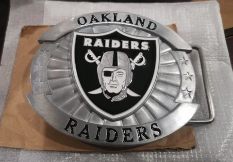 NFL Oakland Raiders Belt Buckle New Cover