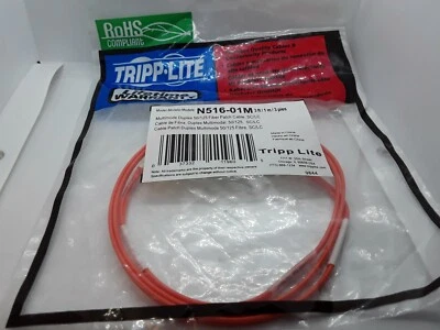 Tripp Lite Fiber Optic Patch Cable Multimode Duplex 50/125 SC/LC N516-01M - Image 1 of 4