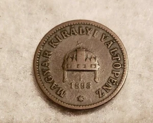 Moneda de 2 rellenos Hungría 1895 - Imagen 1 de 2