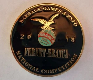 Fernet Branca Barback Games & Expo 2018 National Competition Challenge Coin - Picture 1 of 2