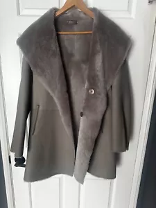 real leather womens coat jacket - Picture 1 of 7
