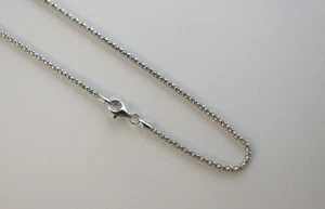 Anklet & Bracelet. 7,8,9,10,11 inch 2.5mm PopCorn Chain Sterling Silver. Rhodium - Picture 1 of 2