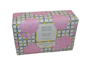Beekman 1802 Goat Milk Soap Bar PEONY BLUSH Full Size 9 Oz LIMITED EDITION - Picture 1 of 2