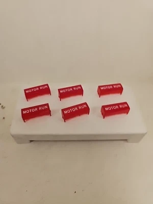 New Lot Of 6 Cutler Hammer E30kg11 E30 Type G Red Motor Run Lens E30k G11 - Image 1 of 3