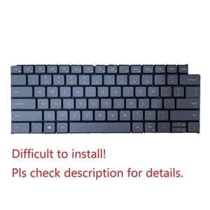 Original for Dell Inspiron 14 7420 2-in-1 US Backlit Gray Keyboard - Afbeelding 1 van 1
