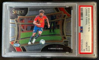 Select FIFA Lamine Yamal RC 2023 Rookie #210 España PSA 10 Foto 1 de 2