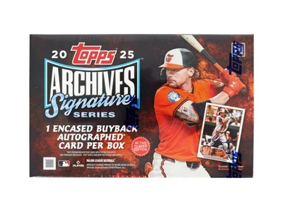 2025 TOPPS ARCHIVES SIGNATURE SERIES BASEBALL HOBBY BOX - Image 1 of 4