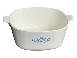 Corning Ware Casserole P-2-1/2-B, 2-1/2 Quart Blue Cornflower Square - Picture 1 of 8