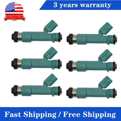 Inyector de combustible para Toyota 4runner 2003-2009 Tacoma Tundra 4,0 L 2005 06 6 piezas FJ787 Foto 1 de 4