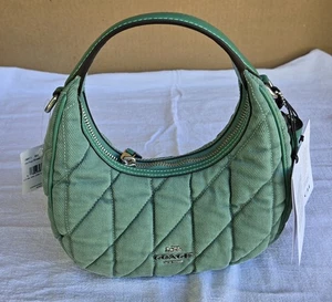 New Coach Outlet Carmen Mini Cross Body Bag CBR11 Ivy Green Crossbody Hand Bag - Picture 1 of 24