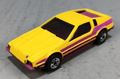 Vintage 1979 Hot Wheels Turismo Delorean Yellow and Purple - Image 1 of 4