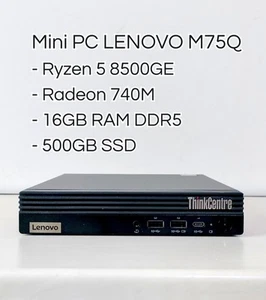 Lenovo M75Q Gen 5 - Mini PC Ryzen 5 8500GE /w Radeon 740M - In Garanzia! - Bild 1 von 6