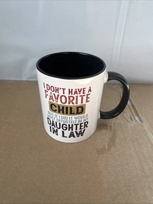 Taza hija favorita infantil - Doble cara - NUEVA con caja Foto 1 de 2