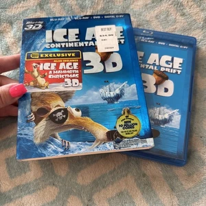 Ice Age Continental Drift 3D Blu-ray DVD 4-Disc Best Buy Exclusive w Slipcover - Picture 1 of 9