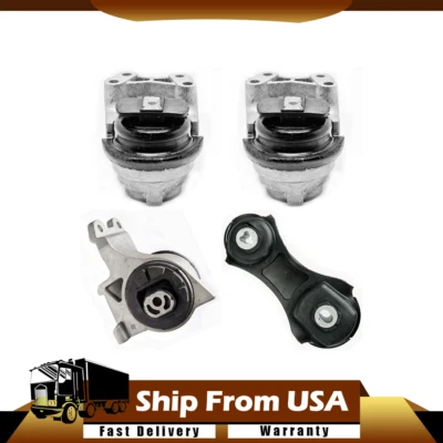 Anclaje 4X soportes de motor delanteros inferiores soportes de motor para Lincoln MKS V6 2010 3,7 L Foto 1 de 4