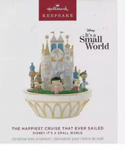 2024 HALLMARK - EL CRUCERO MÁS FELIZ QUE JAMÁS HAYA NAVEGADO - DISNEY'S ITS A SMALL WORLD - Imagen 1 de 2